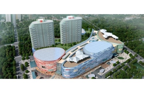 深圳海雅缤纷城44.8万风量静电油烟净化器安装案例